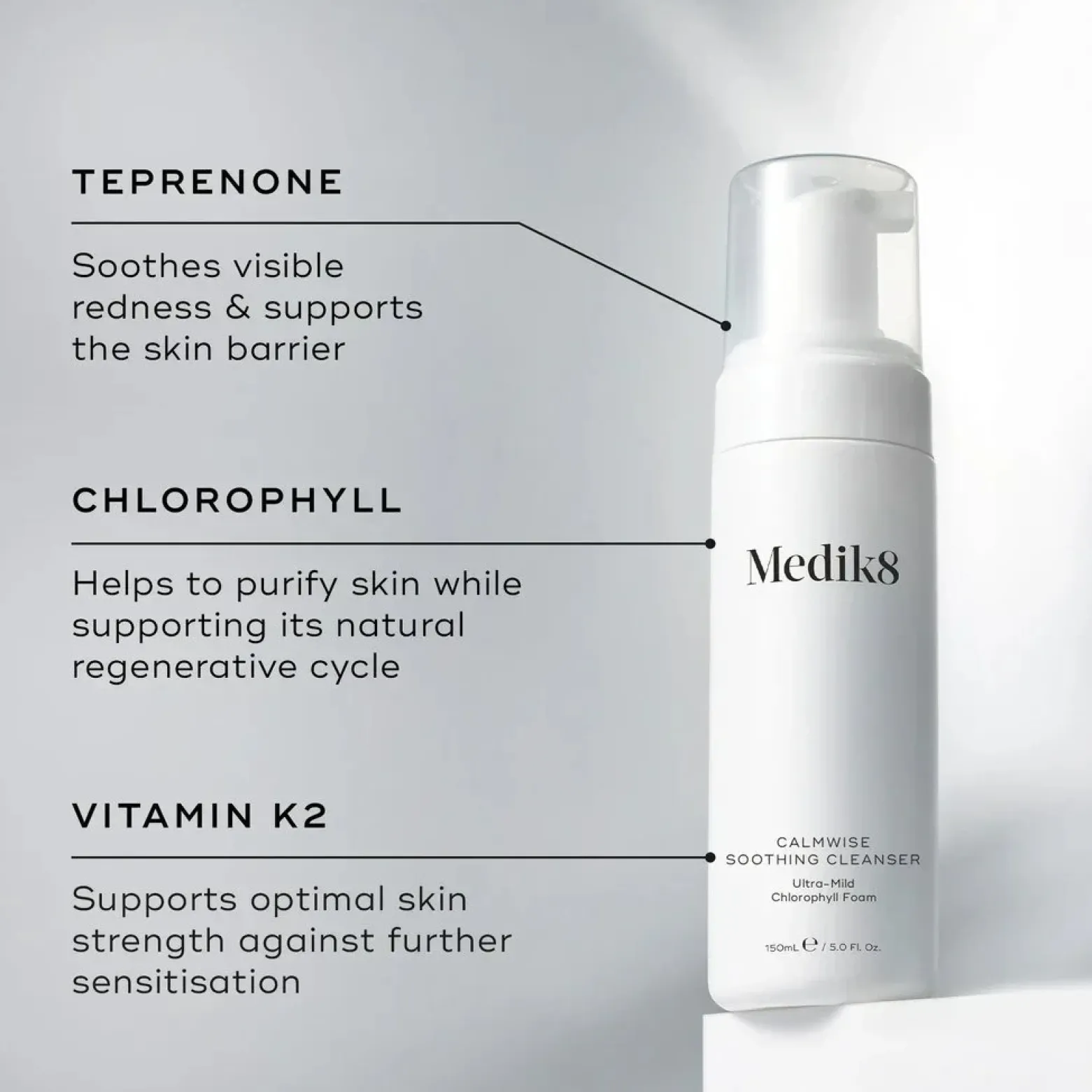 Medik8 Calmwise Soothing Cleanser 150ml (5.0floz)
