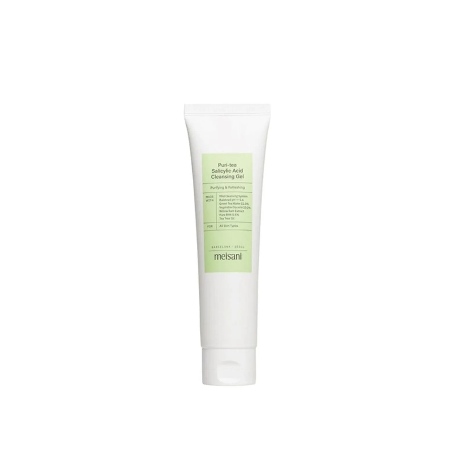 Meisani Puri-Tea Salicylic Acid Cleansing Gel 150ml (5.07floz)