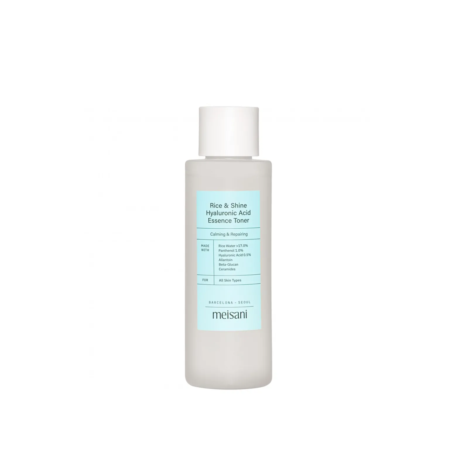 Meisani Rice & Shine Hyaluronic Acid Essence Toner 150ml (5.07floz)