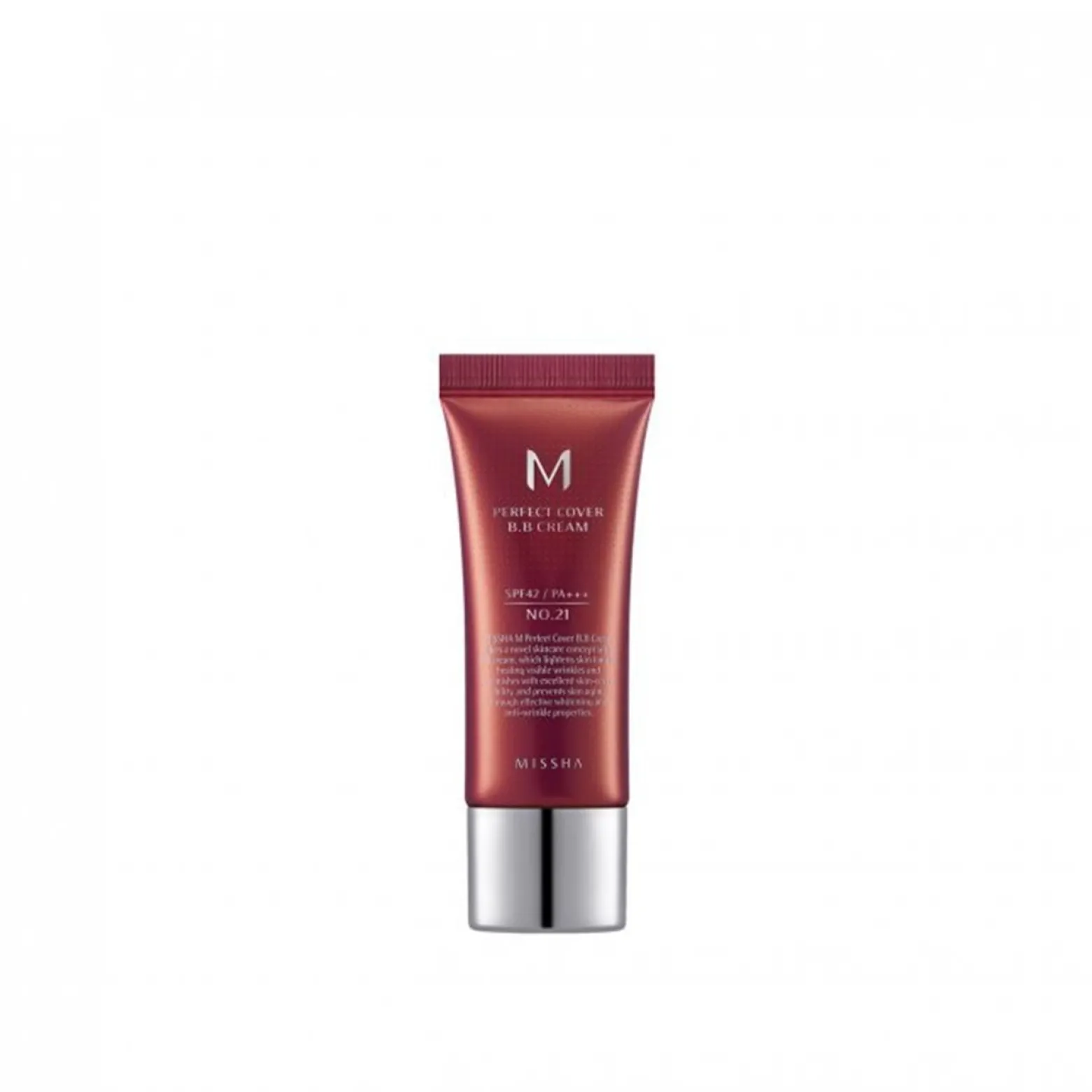 Missha M Perfect Cover BB Cream SPF42 21 Light Beige 20ml