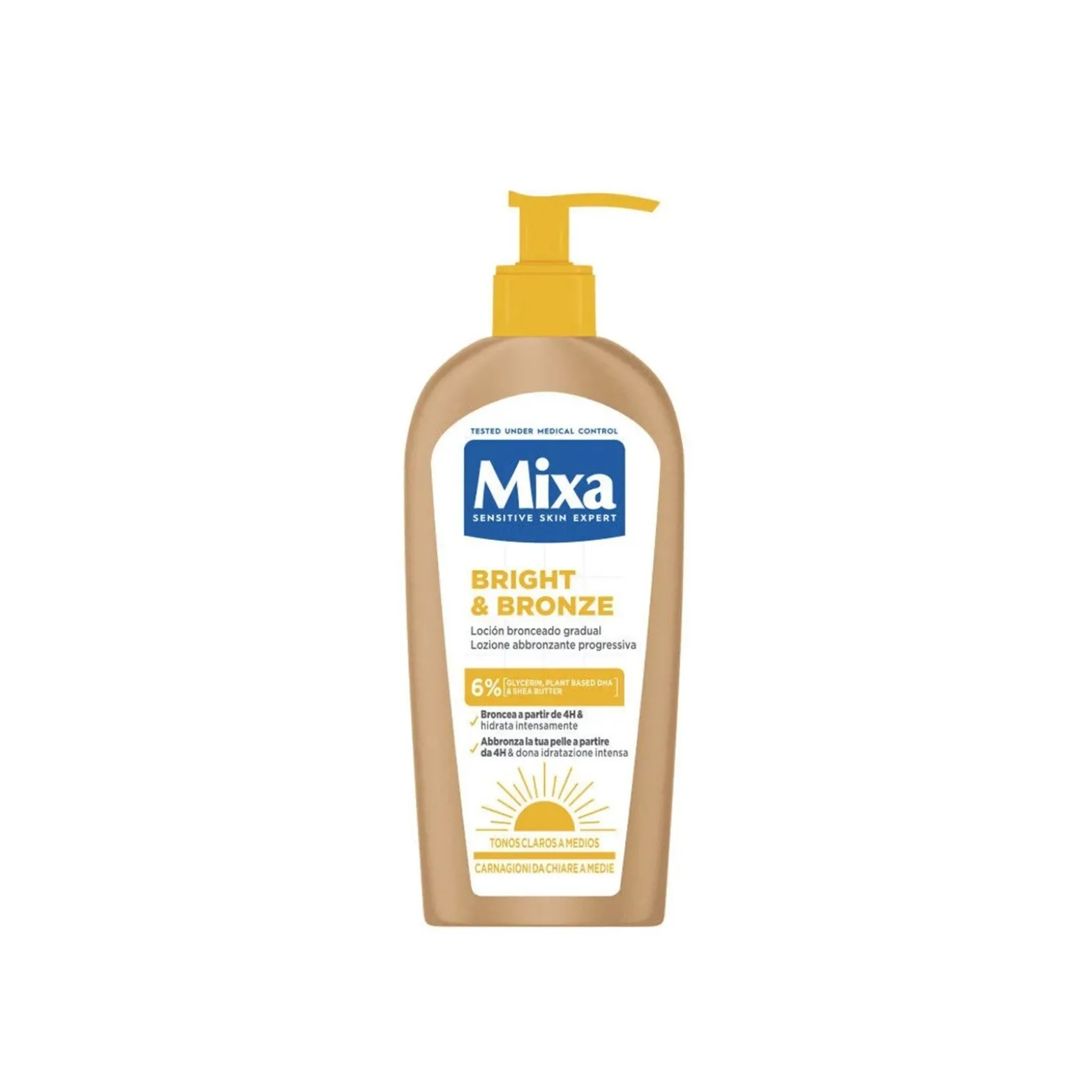 Mixa Bright & Bronze Gradual Tan Lotion 250ml (8.45floz)