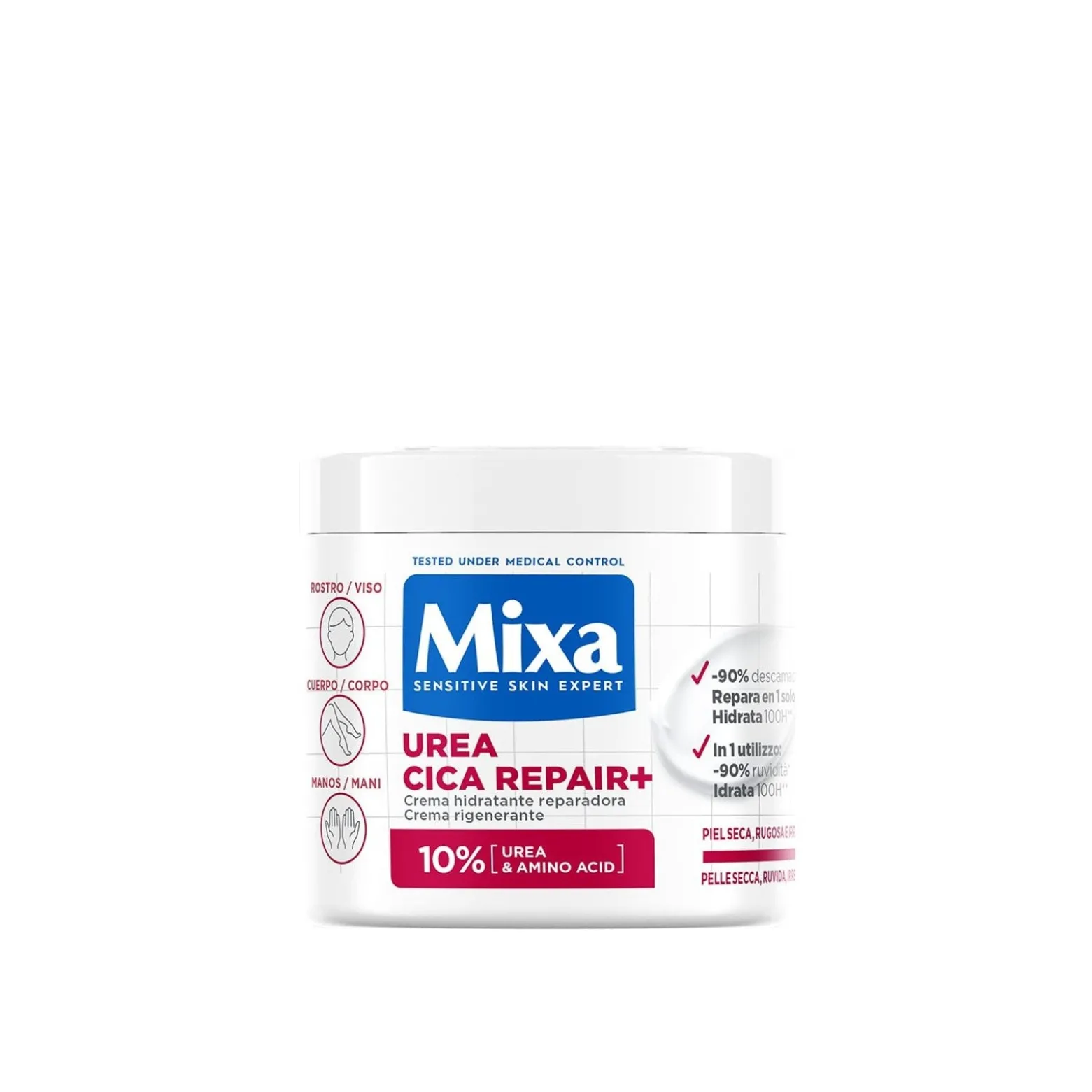 Mixa Urea Cica Repair+ Renewing Cream 400ml (13.5floz)