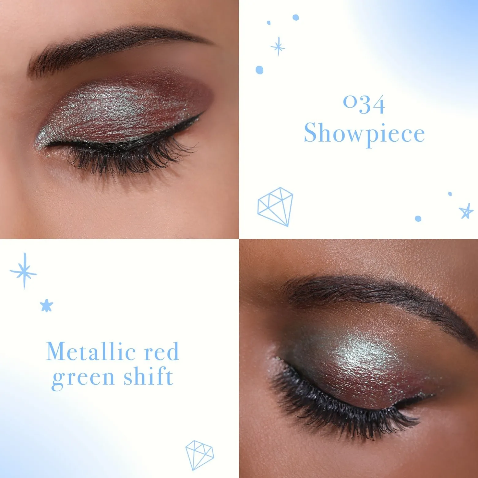 Moira Diamond Daze Liquid Shadow 034 Showpiece 3ml (0.1floz)