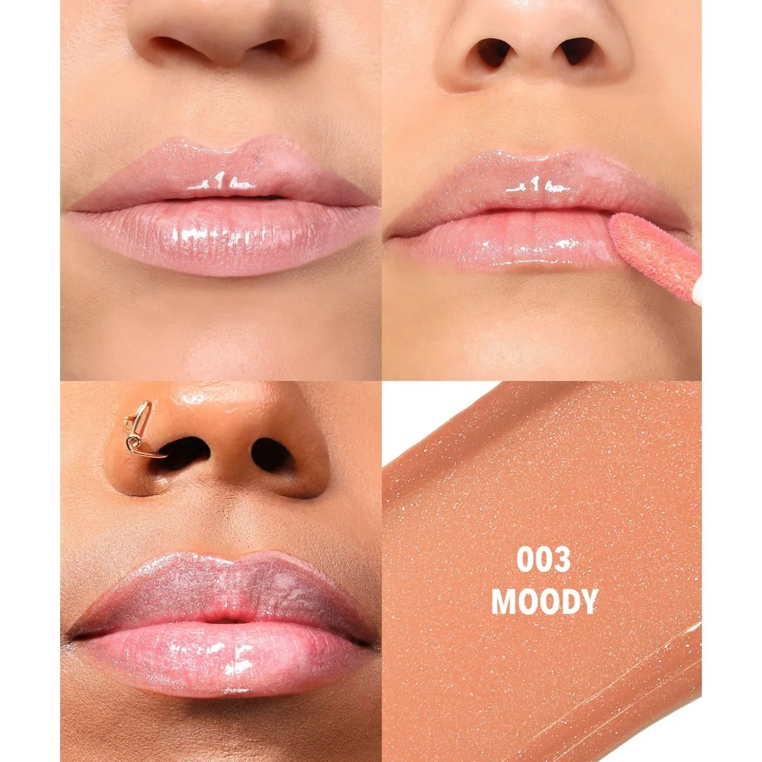 Moira Lip Glaze Oil Plumper 003 Moody 3.5ml (0.11floz)