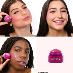 Moira Soft Blush Balm 010 Baby Girl 8.5g (0.3oz)