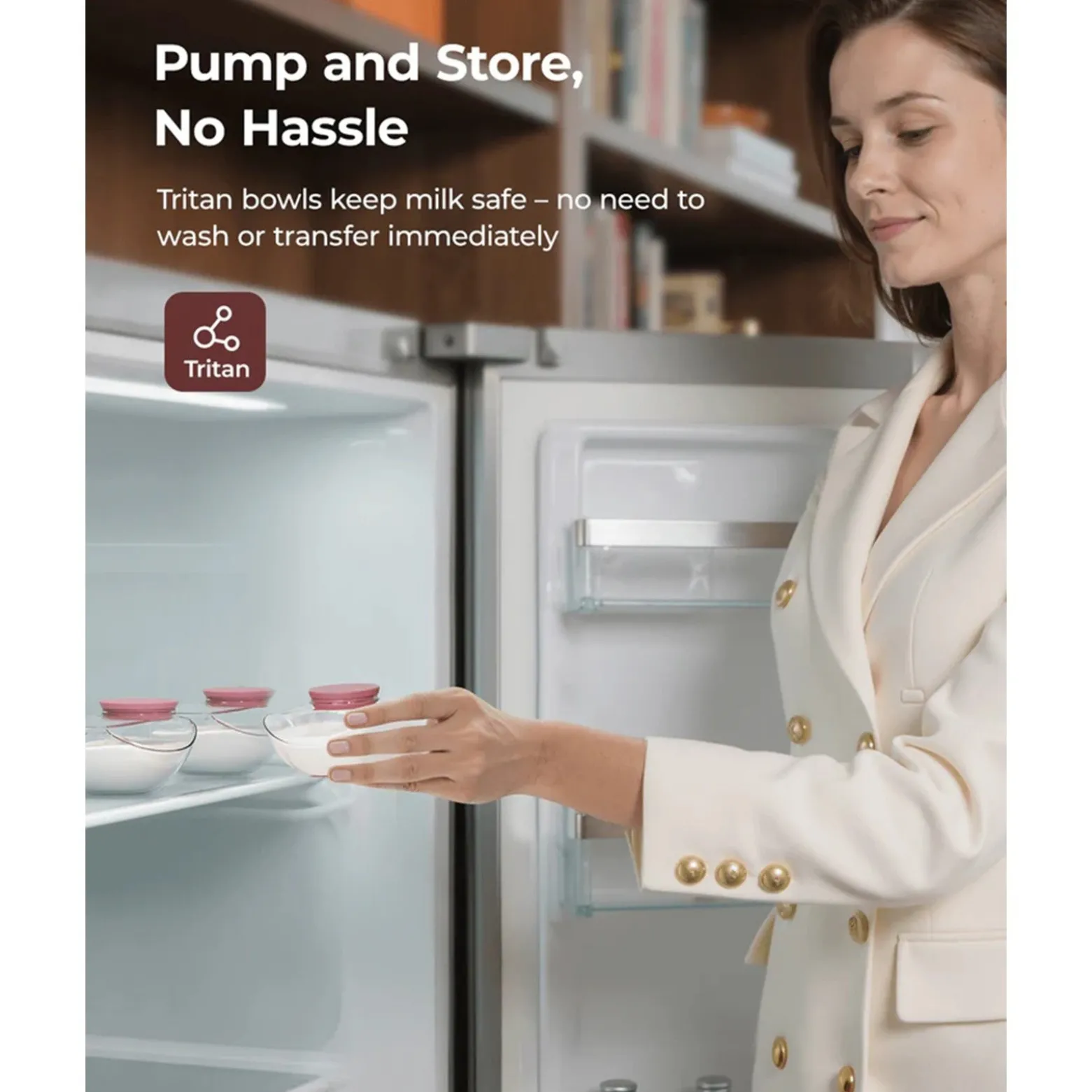 Momcozy M9 Mobile Flow™ Hands-Free Double Breast Pump Cozy Red