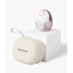 Momcozy M6 Mobile Style™ Hands-Free Single Breast Pump Cozy Red