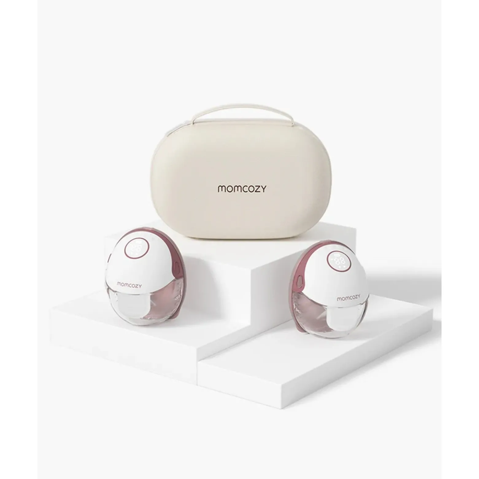Momcozy M6 Mobile Style™ Hands-Free Double Breast Pump Cozy Red