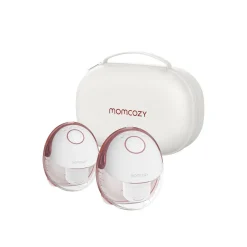 Momcozy M6 Mobile Style™ Hands-Free Double Breast Pump Cozy Red