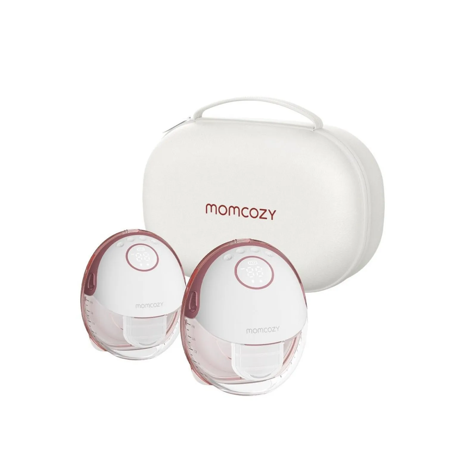 Momcozy M6 Mobile Style™ Hands-Free Double Breast Pump Cozy Red