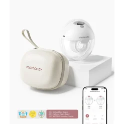 Momcozy M5 Wearable Single Breast Pump Quill Grey
