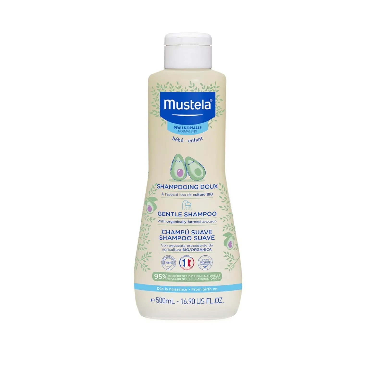 Mustela Baby Gentle Shampoo 500ml (16.91fl oz)