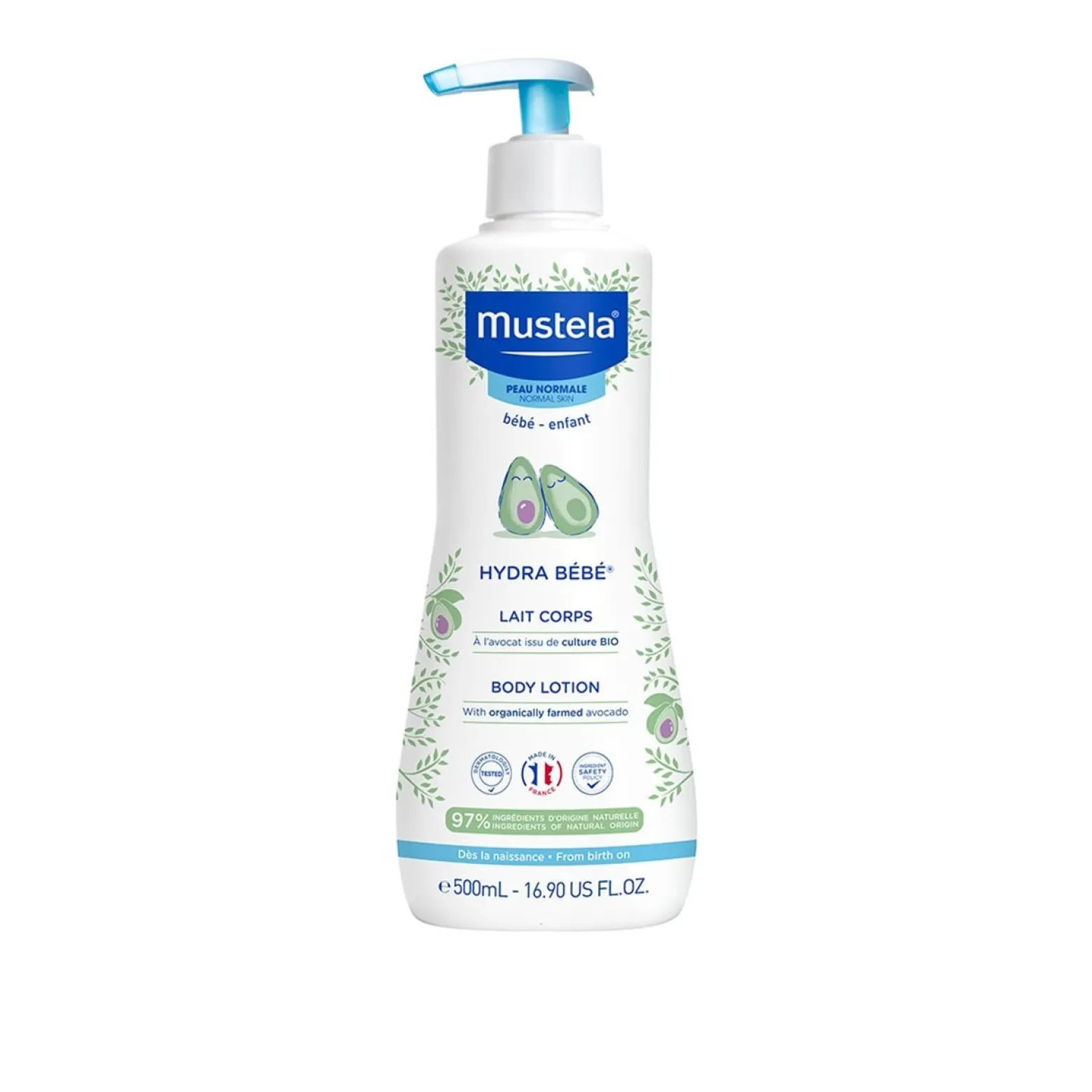 Mustela Baby Hydra Bébé Body Lotion 500ml (16.91fl oz)