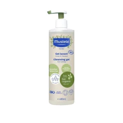 Mustela BIO Organic Cleansing Gel Fragrance-Free 400ml (13.53fl oz)