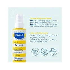 Mustela Sun High Protection Sun Spray SPF50 Sunscreen 200ml (6.76fl.oz.)