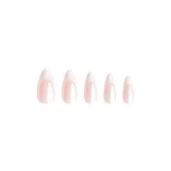 Nail HQ Almond Pink French Glaze Nails x24