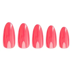 Nail HQ Almond Poppy Red Acrylic Nails x24