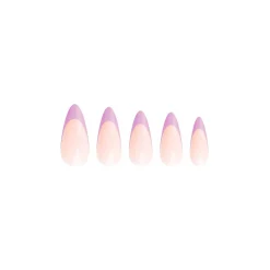 Nail HQ Almond Purple French Nails x24