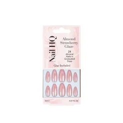 Nail HQ Almond Strawberry Glaze Nails x24