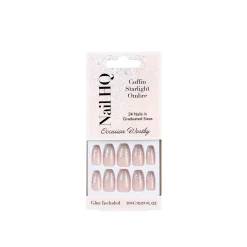 Nail HQ Coffin Starlight Ombre Nails x24