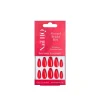 Nail HQ Everyday Essentials Almond Bright Red Nails x24