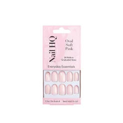 Nail HQ Everyday Essentials Oval Soft Pink Nails x24