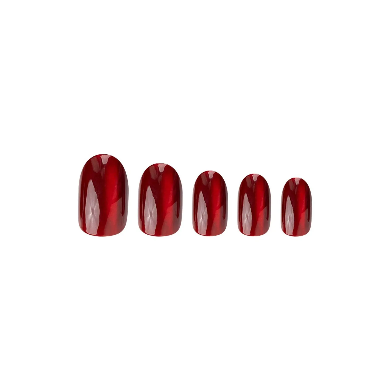 Nail HQ Oval Cherry Kiss Nails x24