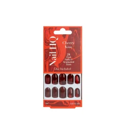 Nail HQ Oval Cherry Kiss Nails x24