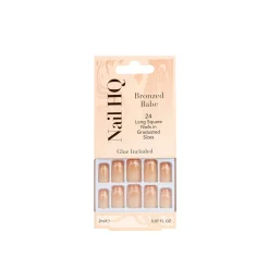 Nail HQ Square Bronzed Babe Nails x24