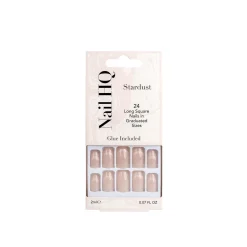 Nail HQ Square Stardust Nails x24