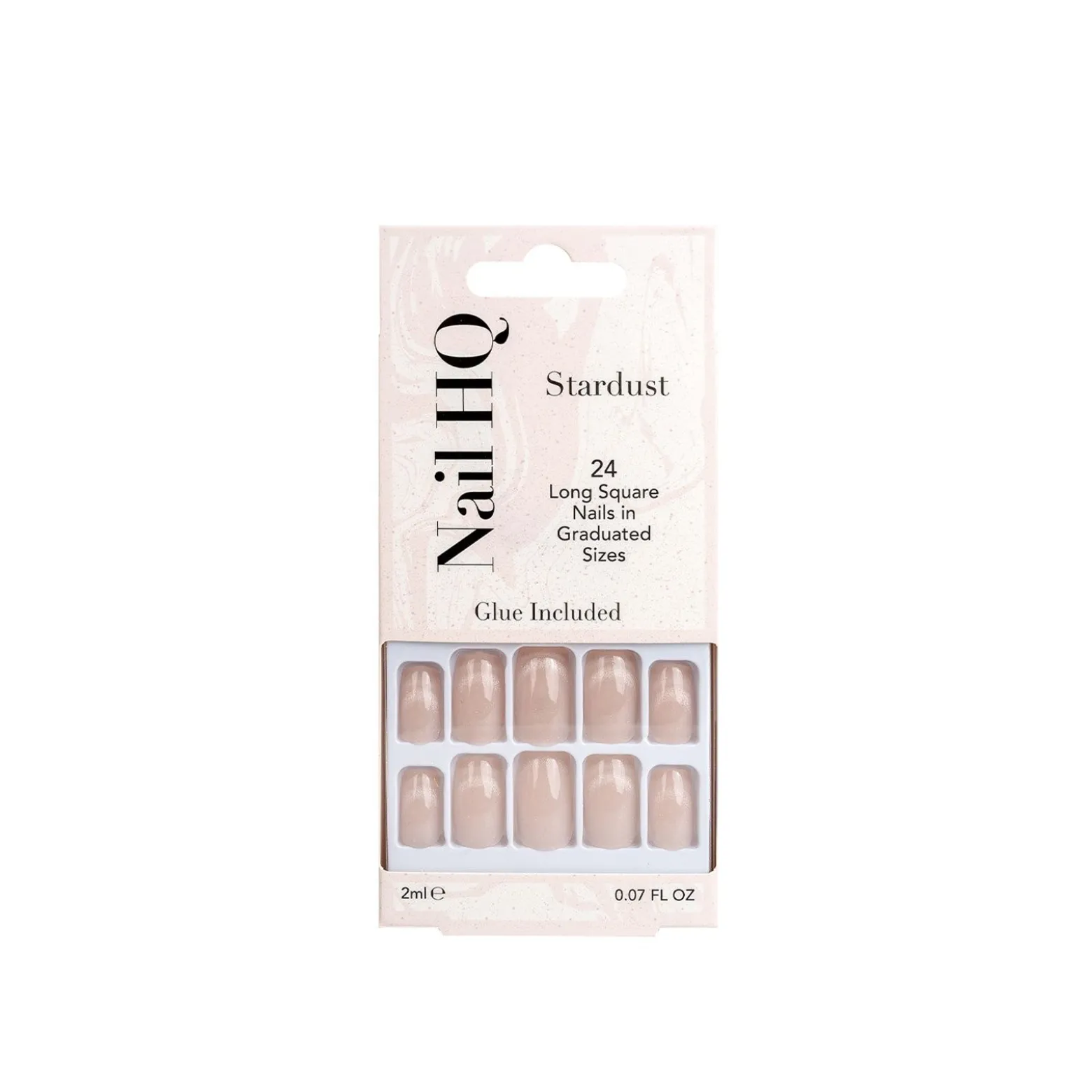 Nail HQ Square Stardust Nails x24