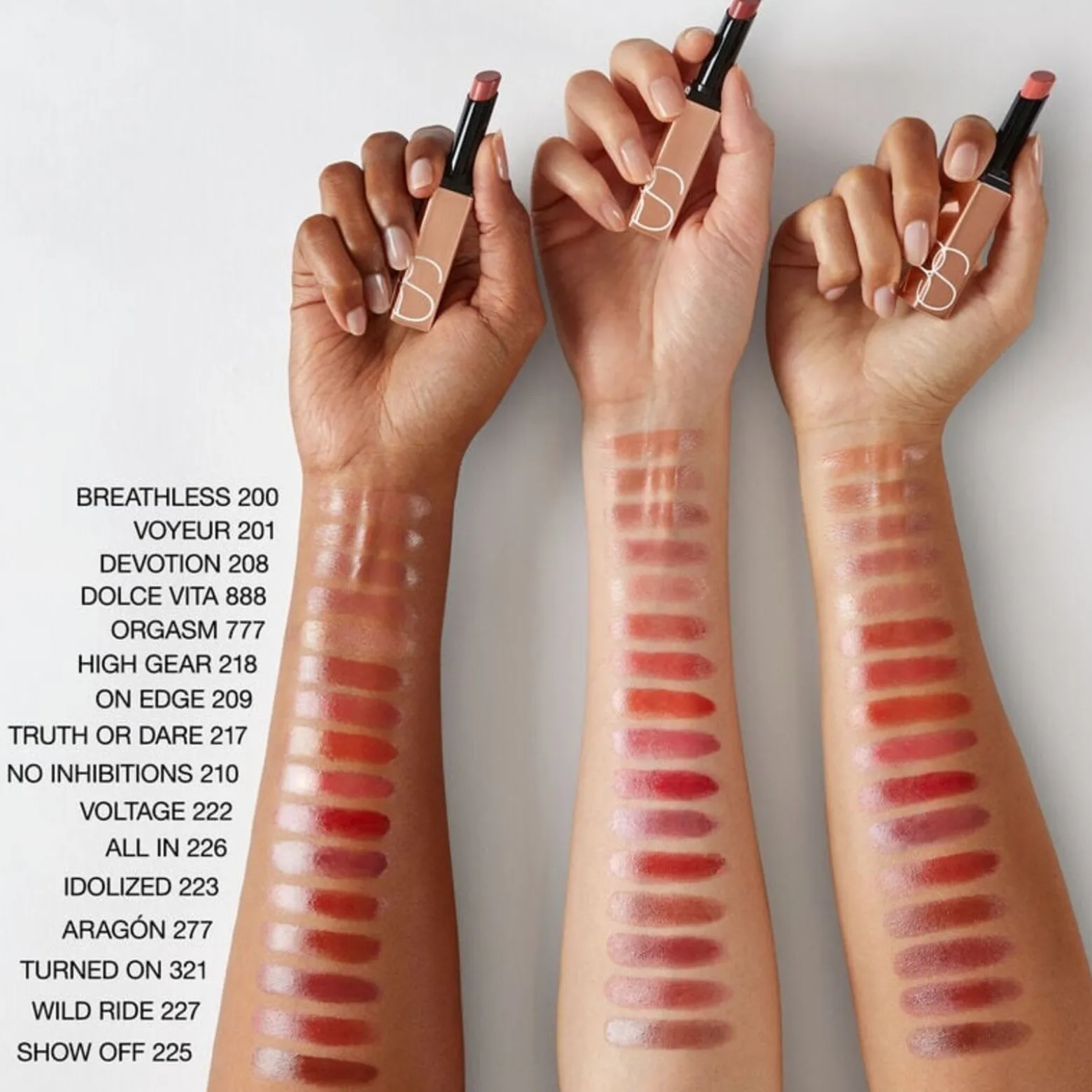 NARS Cosmetics Afterglow Sensual Shine Lipstick 208 Devotion 1.5g (0.05oz)