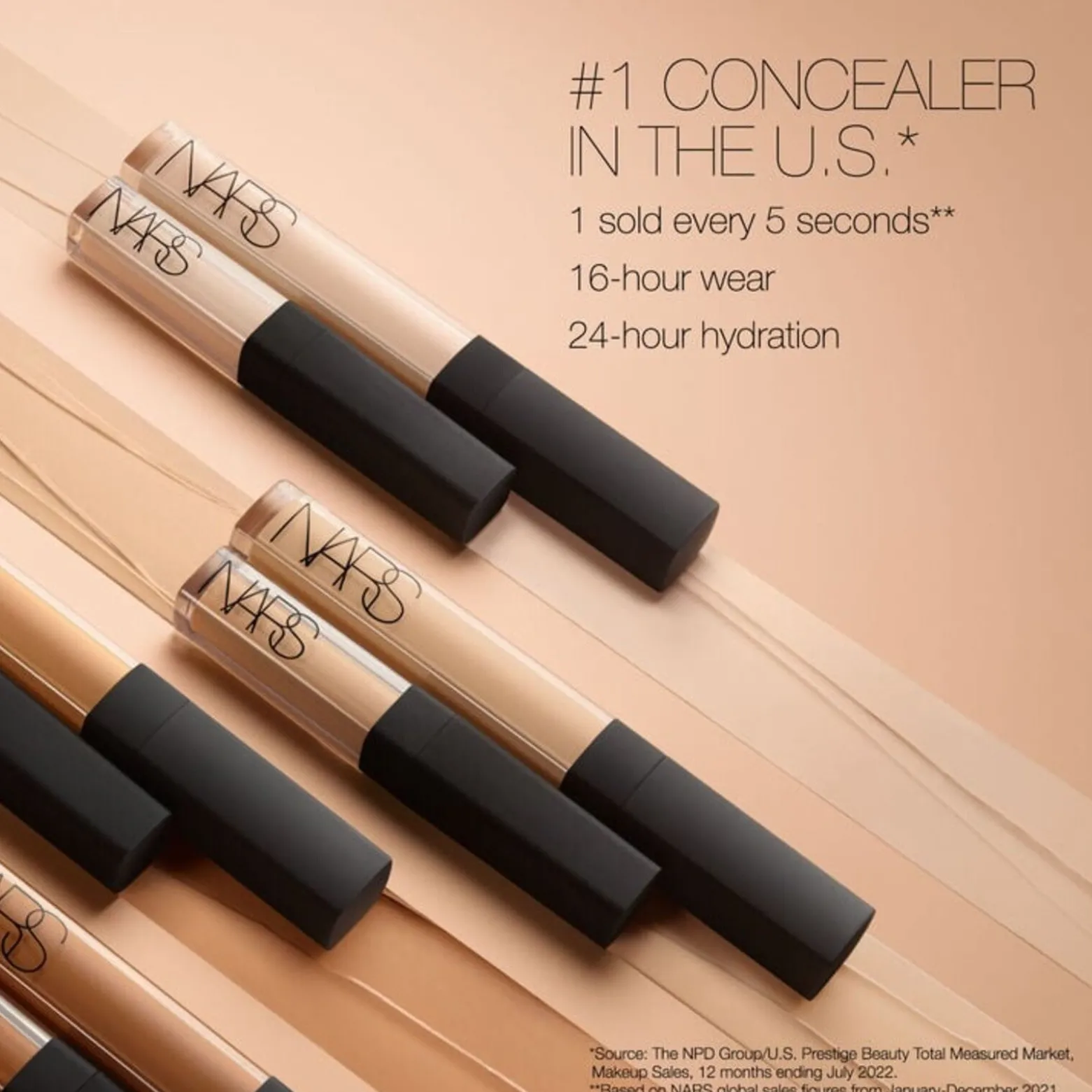 NARS Cosmetics Mini Radiant Creamy Concealer Custard Medium 1 1.4ml (0.04floz)