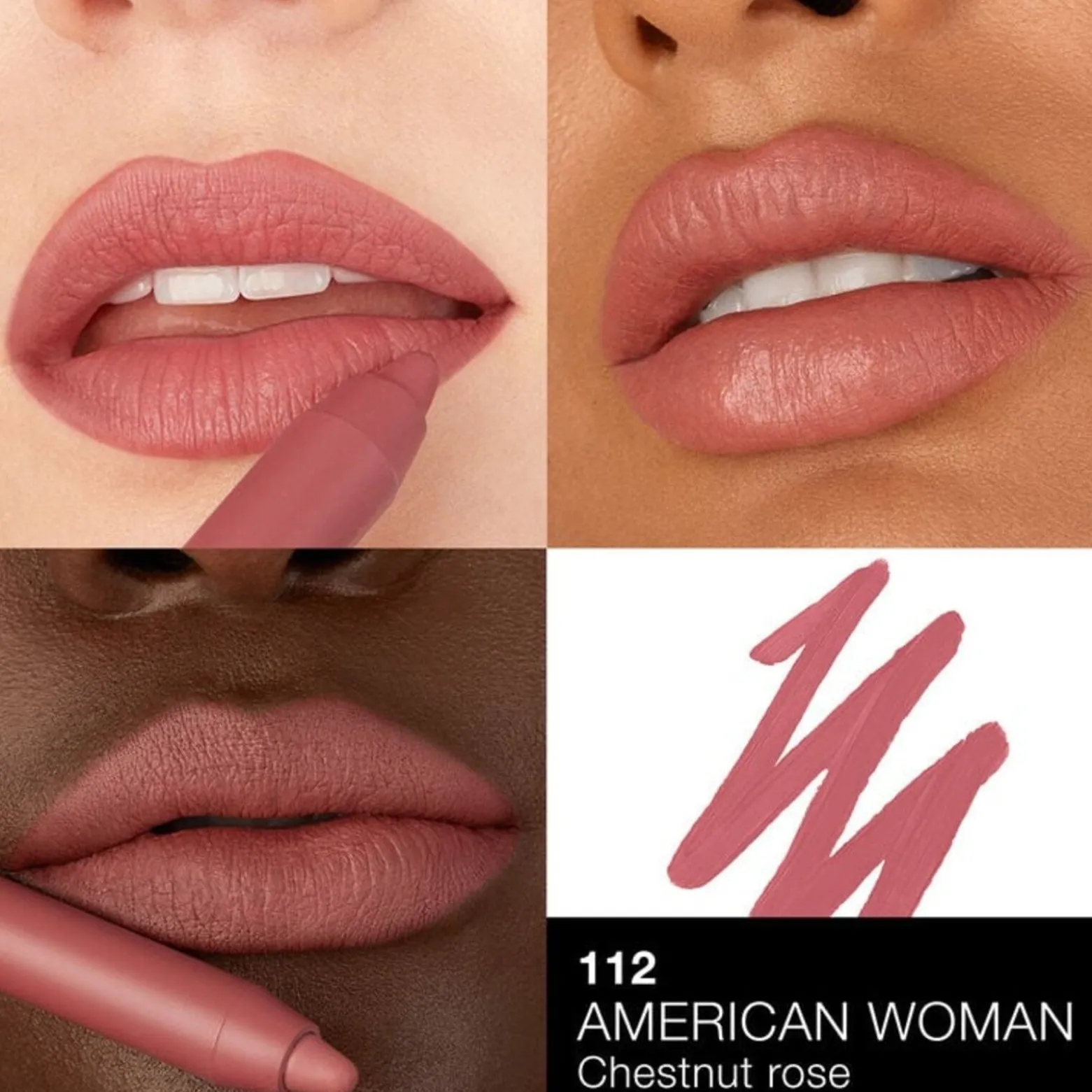 NARS Cosmetics Powermatte High-Intensity Lip Pencil 112 American Woman 2.4g (0.08oz)