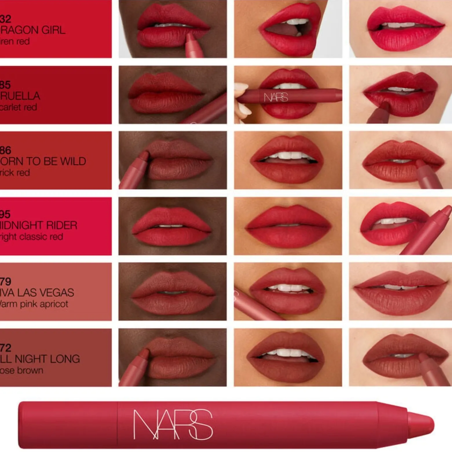 NARS Cosmetics Powermatte High-Intensity Lip Pencil 186 Born To Be Wild 2.4g (0.08oz)