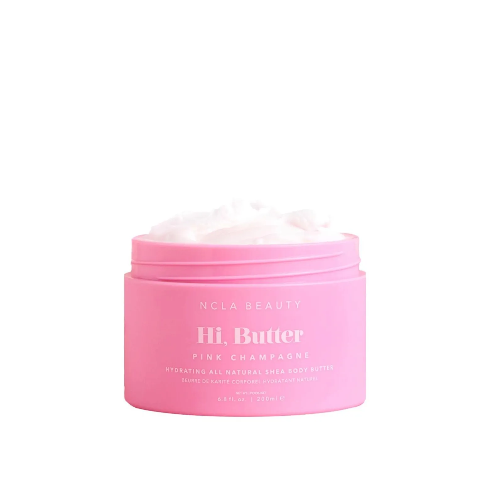 NCLA Beauty Hi, Butter Pink Champagne Body Butter 200ml (6.8floz)