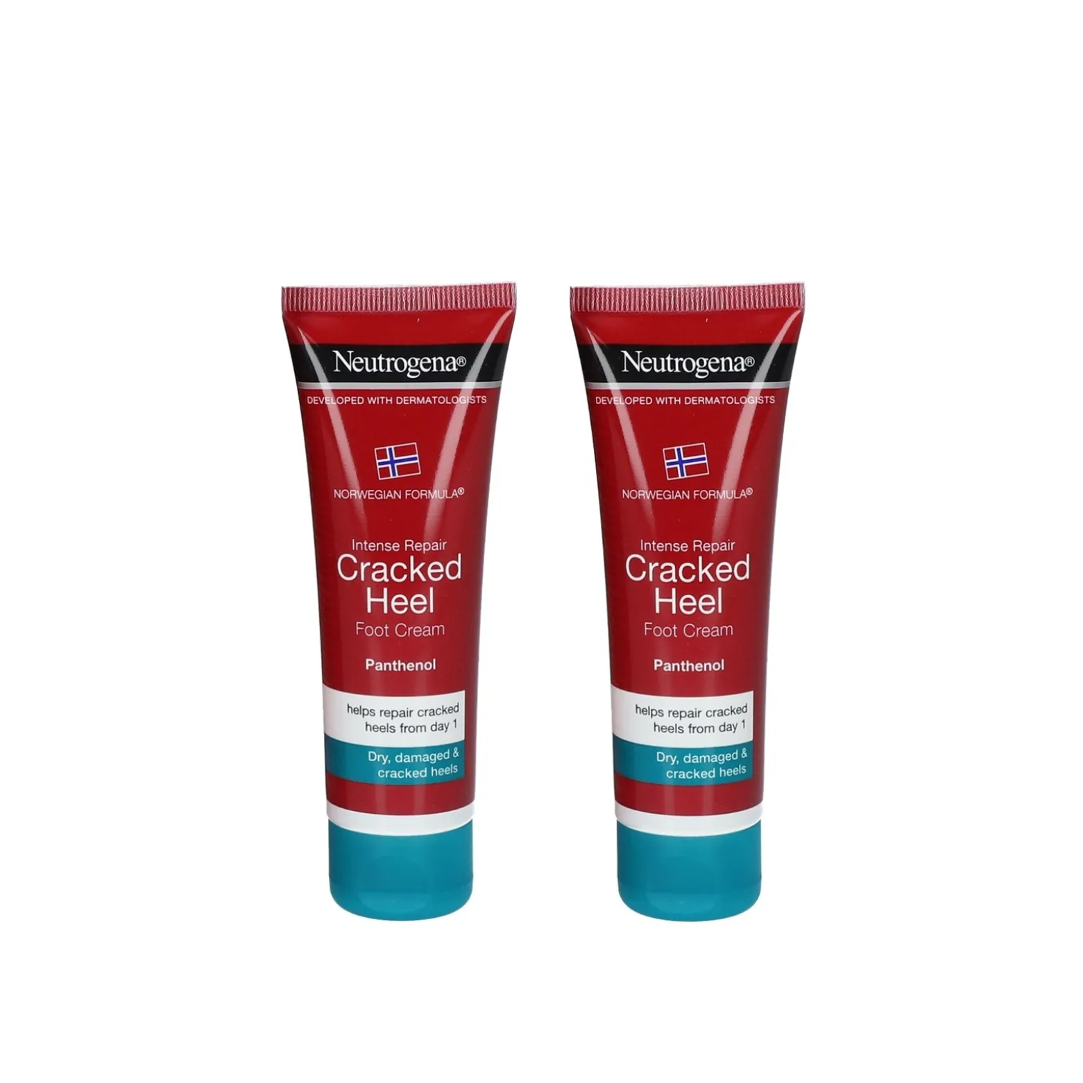 Neutrogena Cracked Heel Foot Cream Intense Repair 50ml x2 (2x1.69 fl oz)