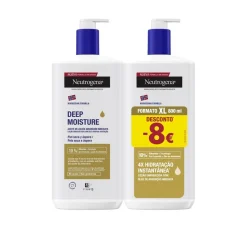 Neutrogena Deep Moisture Oil-in-Lotion 400ml x2 (13.53floz x2)