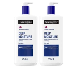 Neutrogena Deep Moisture Body Lotion Dry Skin 750ml x2 (25.36floz x2)