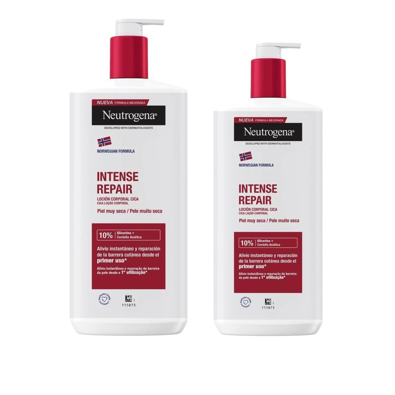 Neutrogena Intense Repair Body Lotion Dry Skin 750ml + 400ml (25.36floz + 13.53floz)