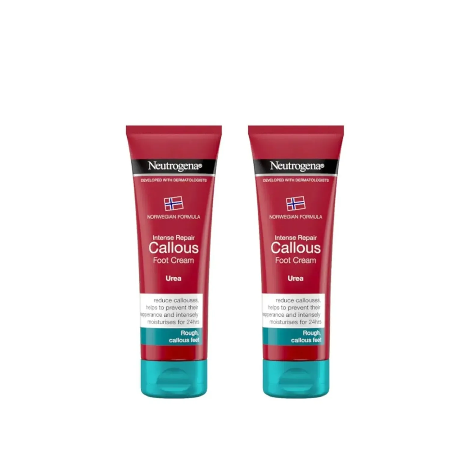 Neutrogena Intense Repair Callous Foot Cream 50ml x2 (2x1.69fl oz)