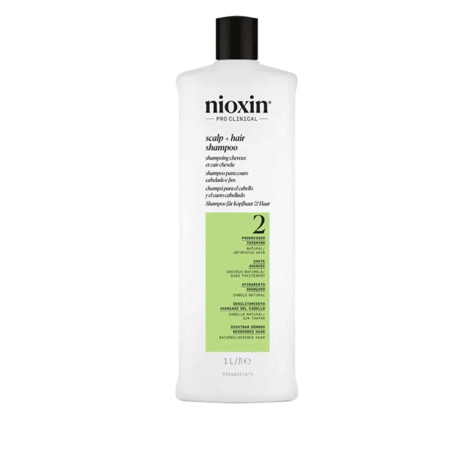 Nioxin System 2 Scalp + Hair Shampoo 1L (33.81floz)