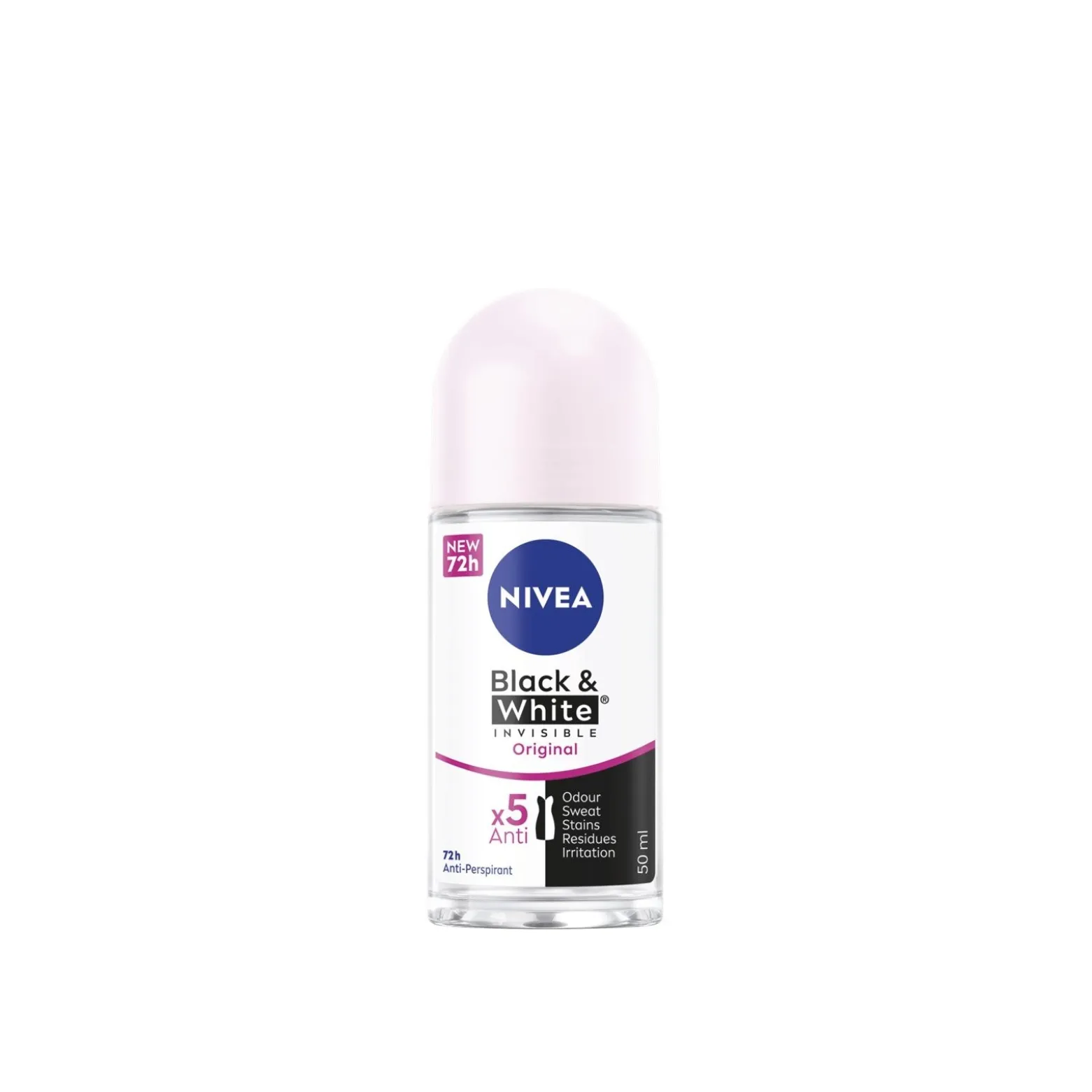 Nivea Black & White Invisible Original Roll-On 50ml (1.69fl oz)