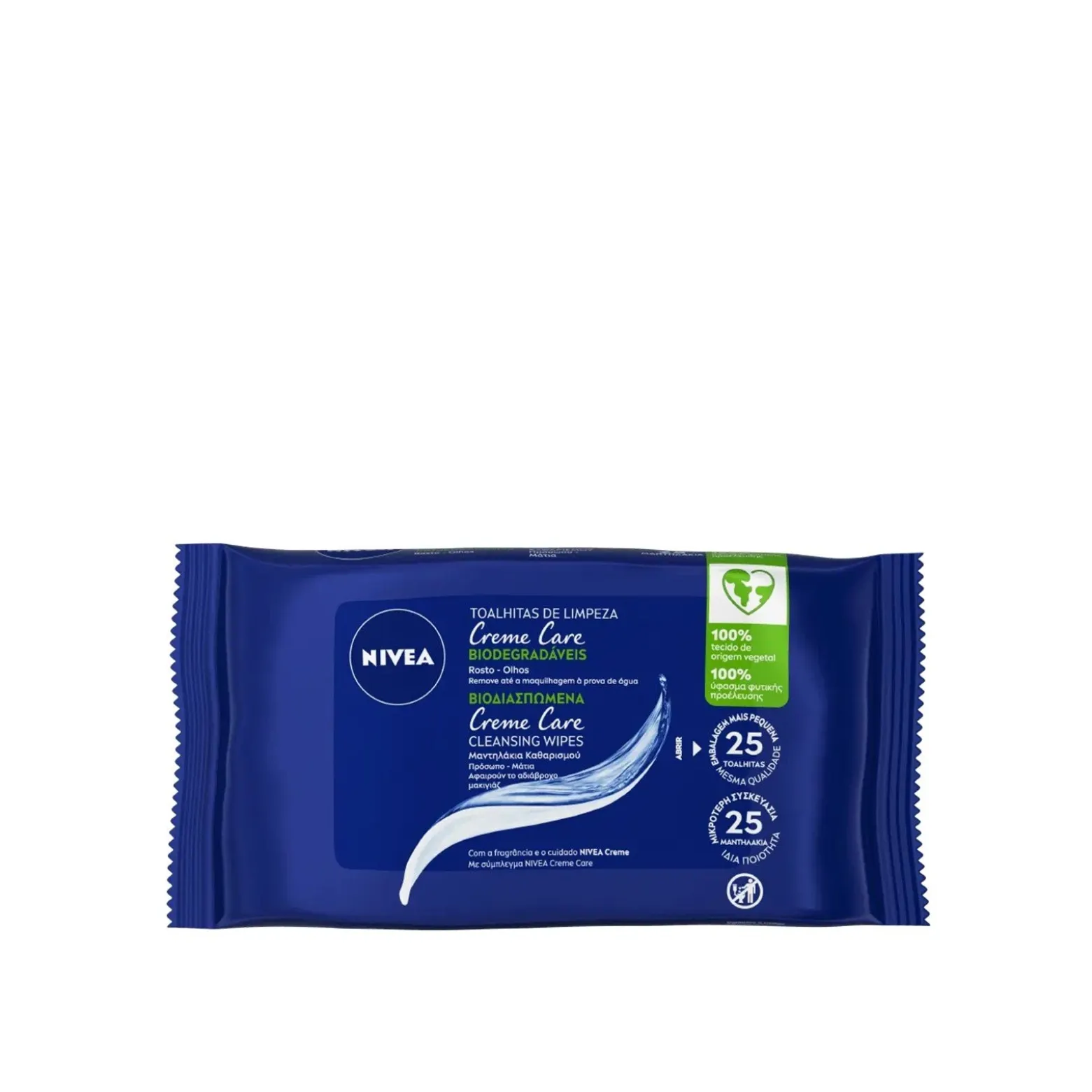 Nivea Creme Care3-in-1 Facial Cleansing Wipes x25