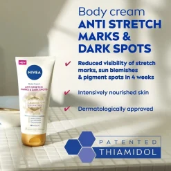 Nivea Luminous 630 Anti-Stretch Mark & Dark Spots Body Cream 200ml (6.76floz)