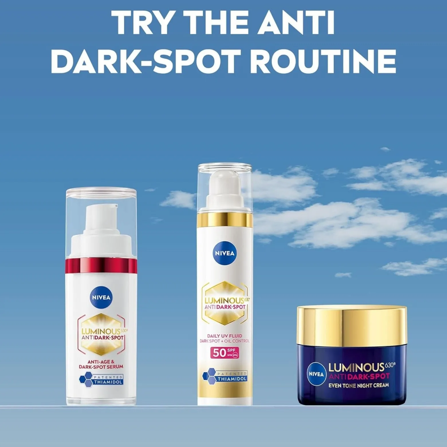 Nivea Luminous 630 2-In-1 Anti-Age & Dark Spot Serum 30ml (1.01 fl oz)