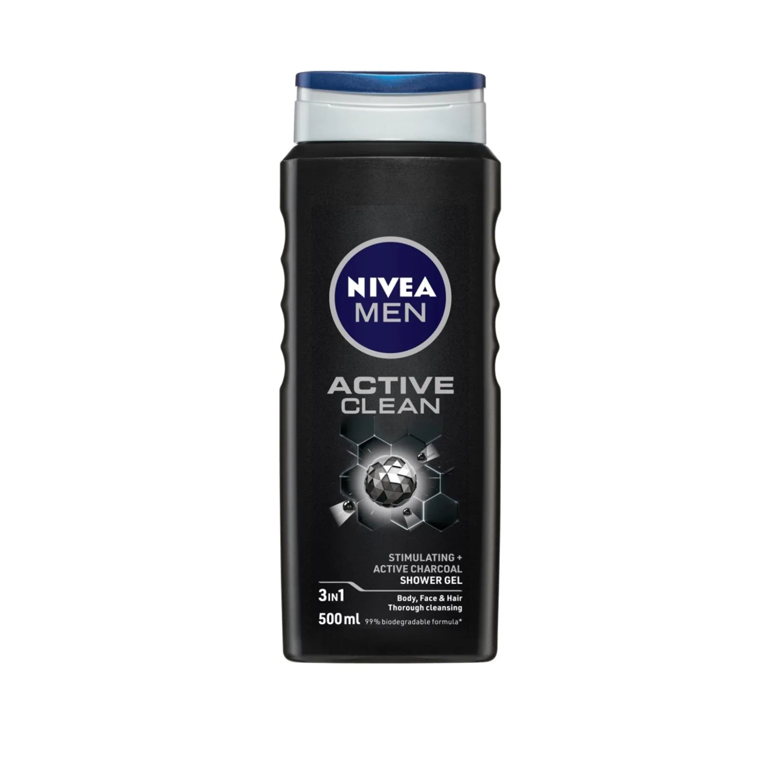 Nivea Men Active Clean 3-In-1 Shower Gel 500ml (16.91fl oz)
