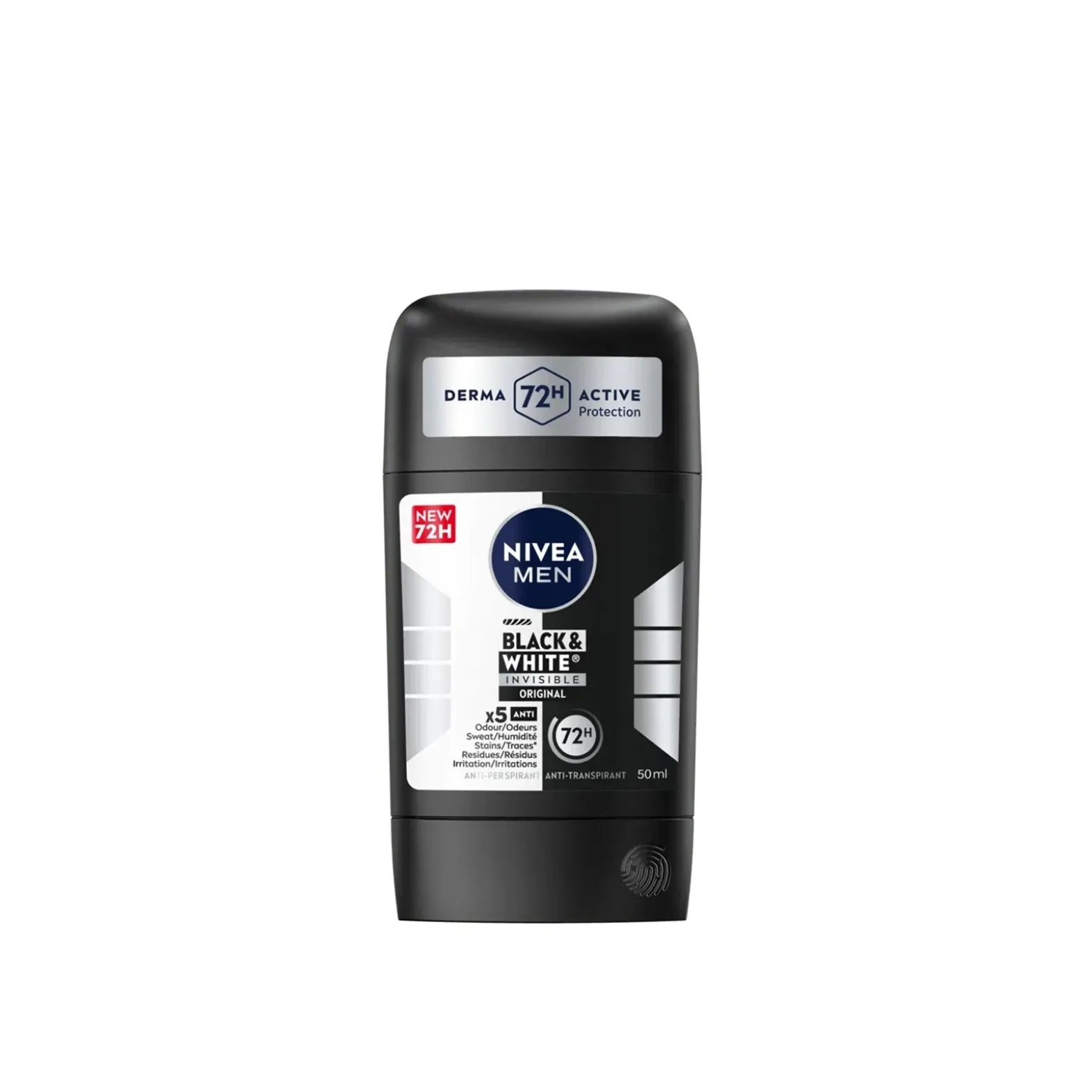 Nivea Men Black & White Invisible Original Anti-Perspirant Stick 50ml (1.69floz)