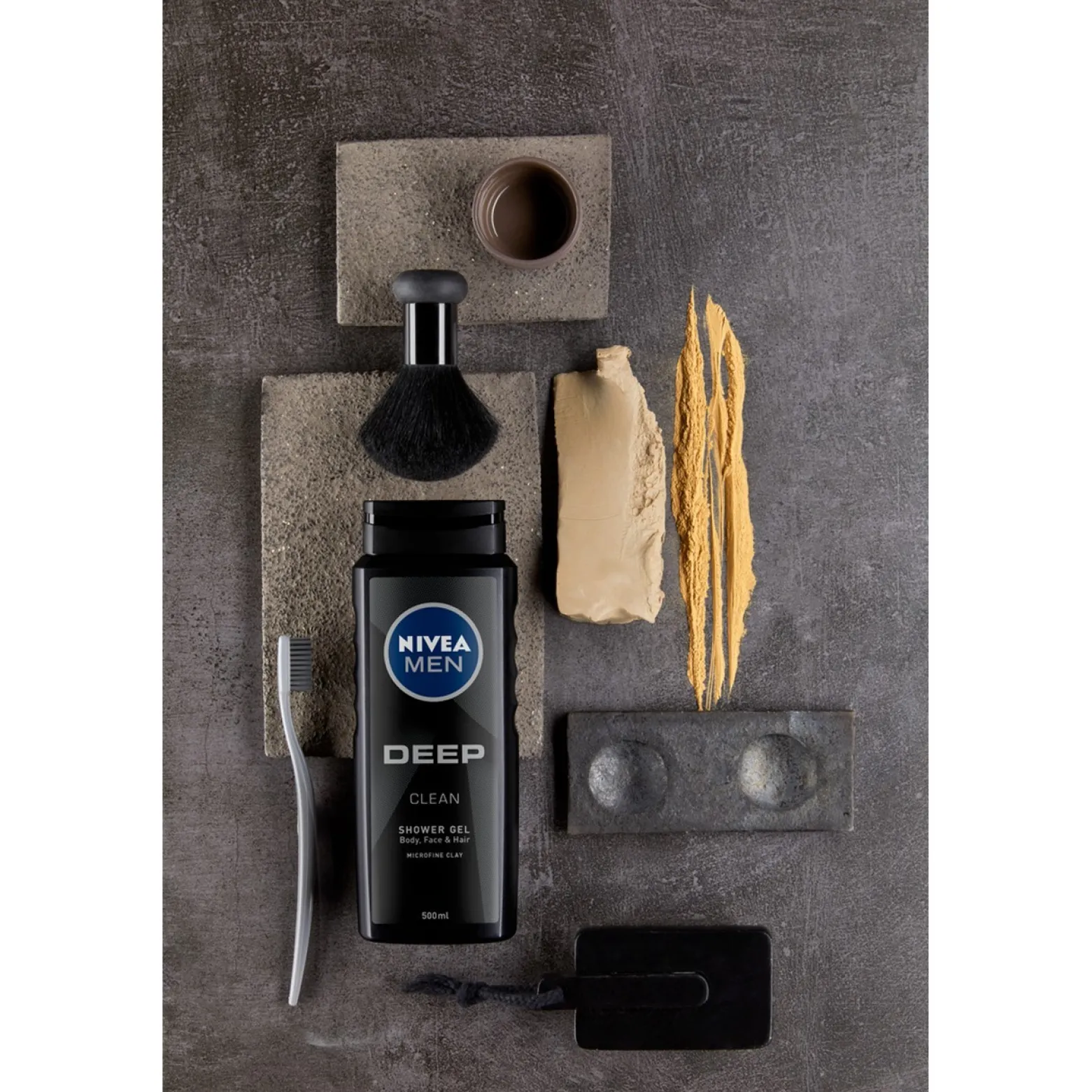 Nivea Men Deep Clean 3-In-1 Shower Gel 500ml (16.91fl oz)