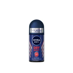 Nivea Men Dry Impact 72h Dual Protect Anti-Perspirant Deodorant Roll-On 50ml (1.69fl oz)
